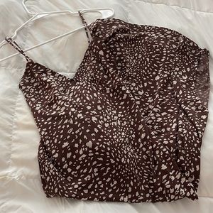 Grey Bandit midi dress with slit